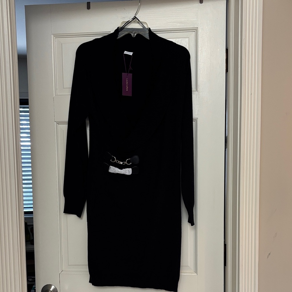 Chic Black Long Sleeve Dress
